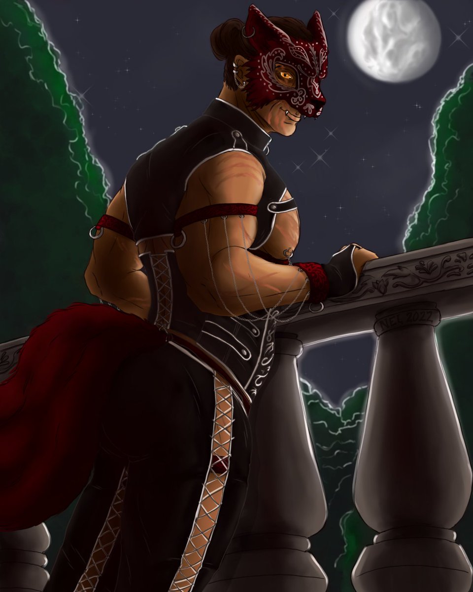 LittleNelielArt's tweet photo. Final Treat fill for @WitcherTorT 🙌- Masquerade 🐺 https://t.co/CCG8tBS3hZ