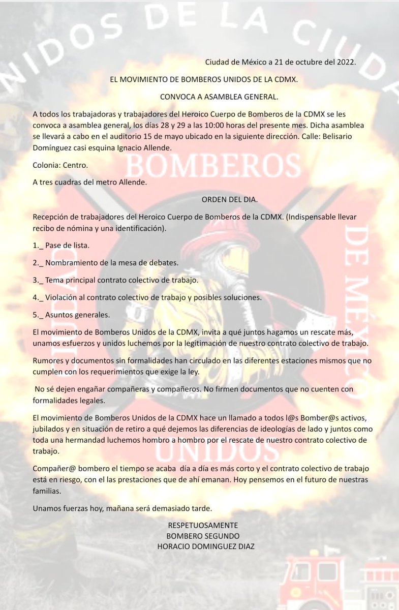 Bomberos CDMX👨🚒 tweet media