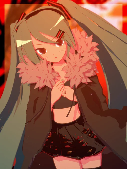 #初音ミク #HatsuneMiku A weighted heart cast beneath a celluloid.#MikuMikuDance #MMD 