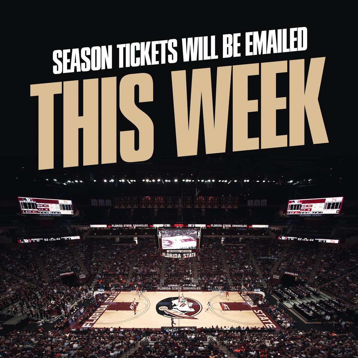 Season tickets for both @fsuwbb and @FSUHoops will be hitting inboxes soon! #PackTheTuck #OneTribe