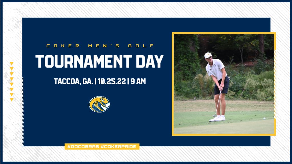 #CokerMGOLF | ⛳️ TOURNAMENT DAY ⛳️ <a href="/CokerGolf/">Coker University Golf</a>
 
🆚 Currahee Classic
📍 Taccoa, Ga. | Currahee Golf Club
⏰ 9 AM

#GoCobras #CokerPride