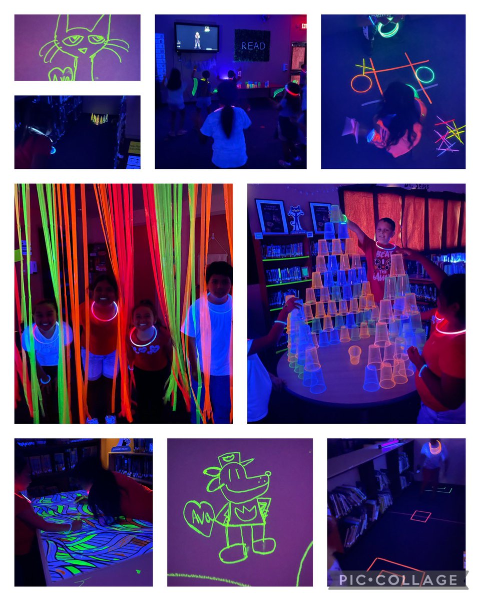 PLewandowskiLMS's tweet photo. Such a wonderful day celebrating our @NavarroLISD readers who met their 1st 9 week goals with a ✨glow✨ party! 🥳 #navproud #lockhartreading #lovemylisd https://t.co/9IcJxY9219