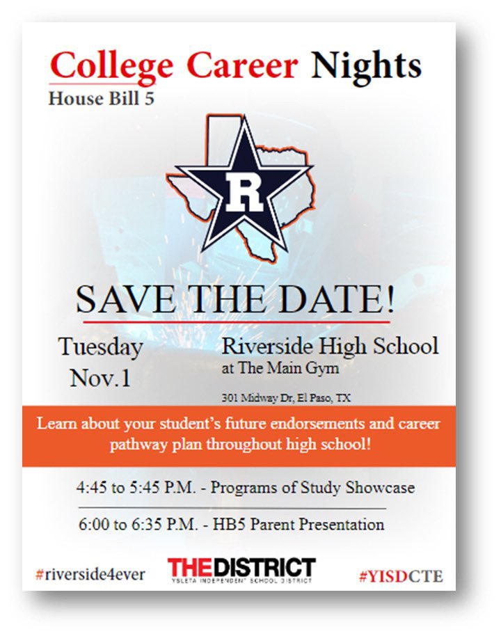 🚨 Calling all future RHS 9th graders! If you’re currently an 8th grader and will be attending RHS for the 2023/24 school year, make plans to attend! #riverside4ever 🚨