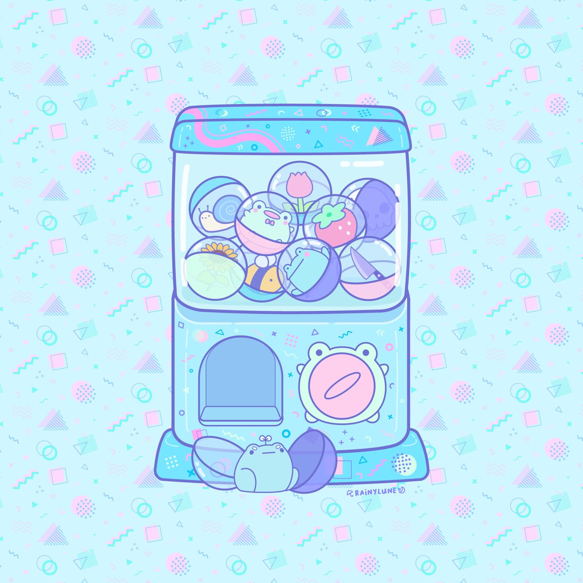 「froggy gacha  」|rachel 🐸 reichenbachのイラスト