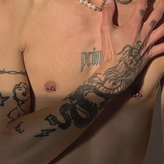 ᅠ         
                  ᅠ   ˒‧ 🐁 𓄹𓈒
             ᅠᅠ    New piercings.