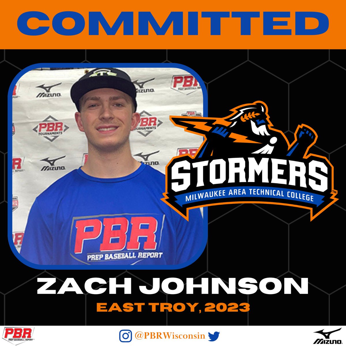 LHP Zach Johnson (East Troy, 2023) commits to Milwaukee Area Technical JC. 

👤PROFILE: bit.ly/3SvGCcC