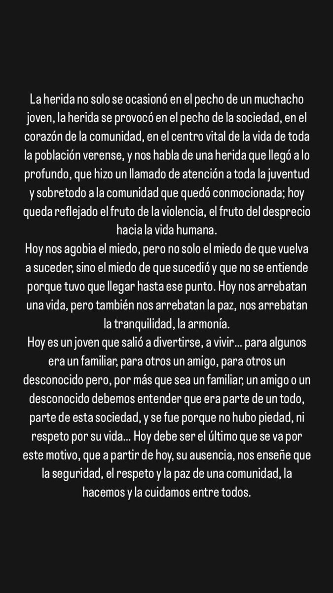 Nunca más. 🙏🏽