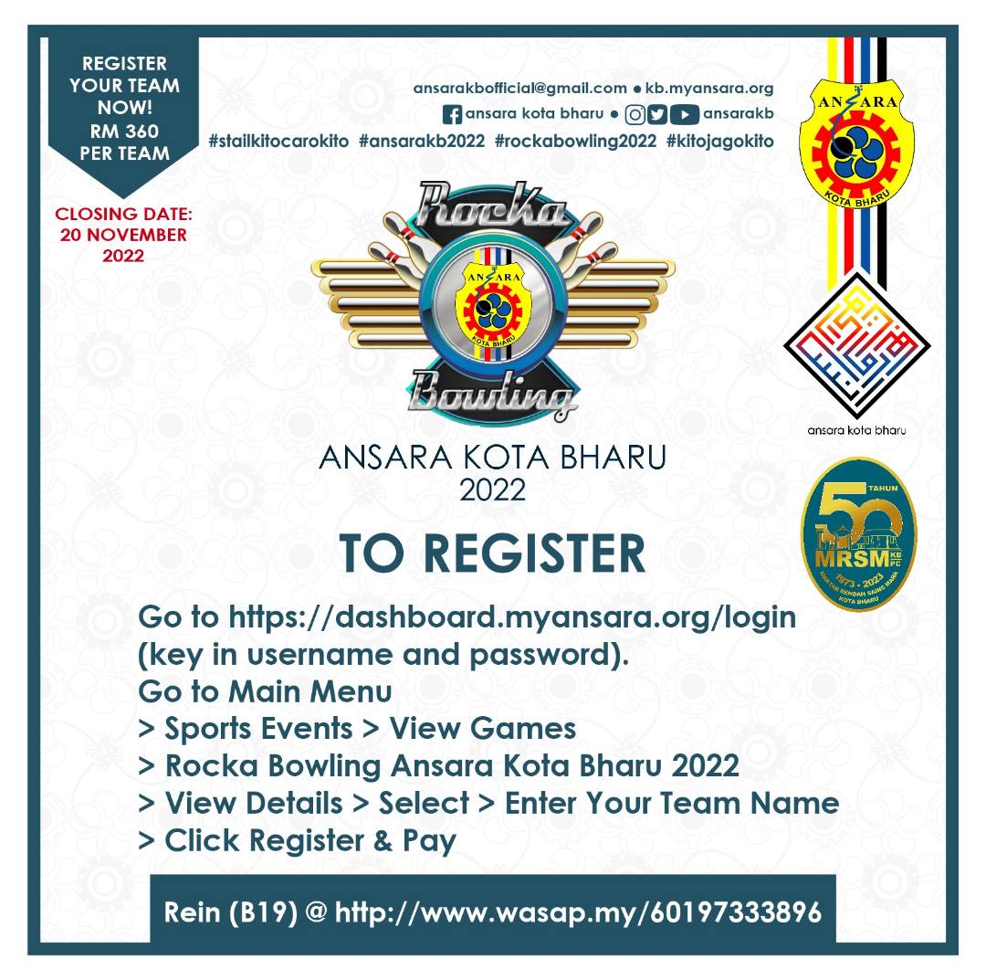 AnsaraKB's tweet photo. Rockabowling is back!

Come join us on 10th December 2022 Saturday 2.30pm - 6pm at Megabowl Sunway Pyramid.

Go to https://t.co/VqsrY6FCRV to register. https://t.co/ledED274zz
