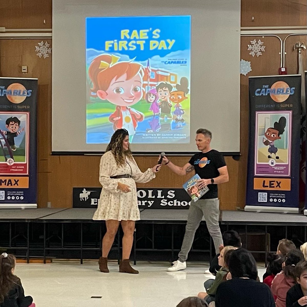 KnollsKnights's tweet image. We were so fortunate to have our first Author’s Assembly provided by the Knolls PTA!
~Kick off to Red Ribbon Week~
Featuring Danny Jordan, author of The Capables series
thecapables.com