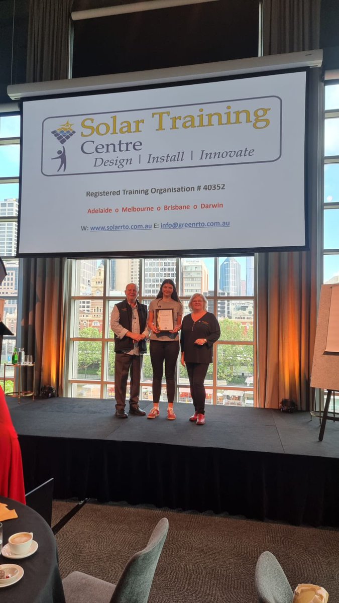 Congratulations Sophie Van Leest! Winner of the AWISE and Solar Training Woman in Solar Scholarship 🎉