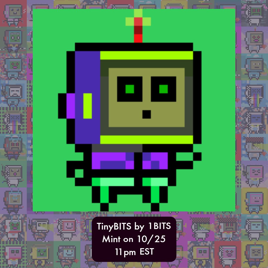 1BITSnft's tweet photo. Get ready for the TinyBITS!!! Minting will be available to only 1BIT holders.
Supply: 1080
Cost: FREE
Mint: 3 per wallet
Time: October 25, 11pm EST
#1BITS #TinyBITS #NFTs #NFT #NFTCommuinity #NFTProjects https://t.co/NGjiXGRvuY