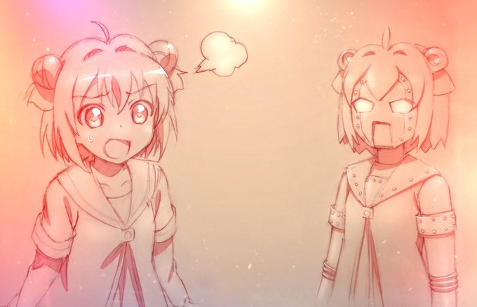 Retouch gambar lepas.
過去絵レタッチ。 