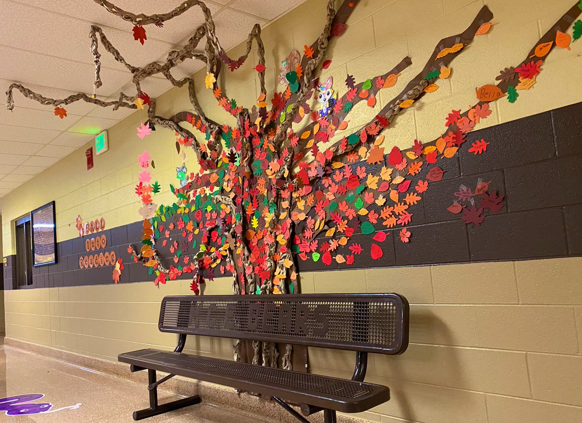 Update: one week into our Fall Into Reading Challenge and look at all the leaves!!! 🤩🍂🤩🍂🤩🍂🤩🍂 Each one representing a book read by our Golden Bears in the past week!! Let’s keep growing readers! 📚📚📚📚📚📚📚📚📚📚📚📚 #ChasingGreatness #mcscbears #sparksinthedark