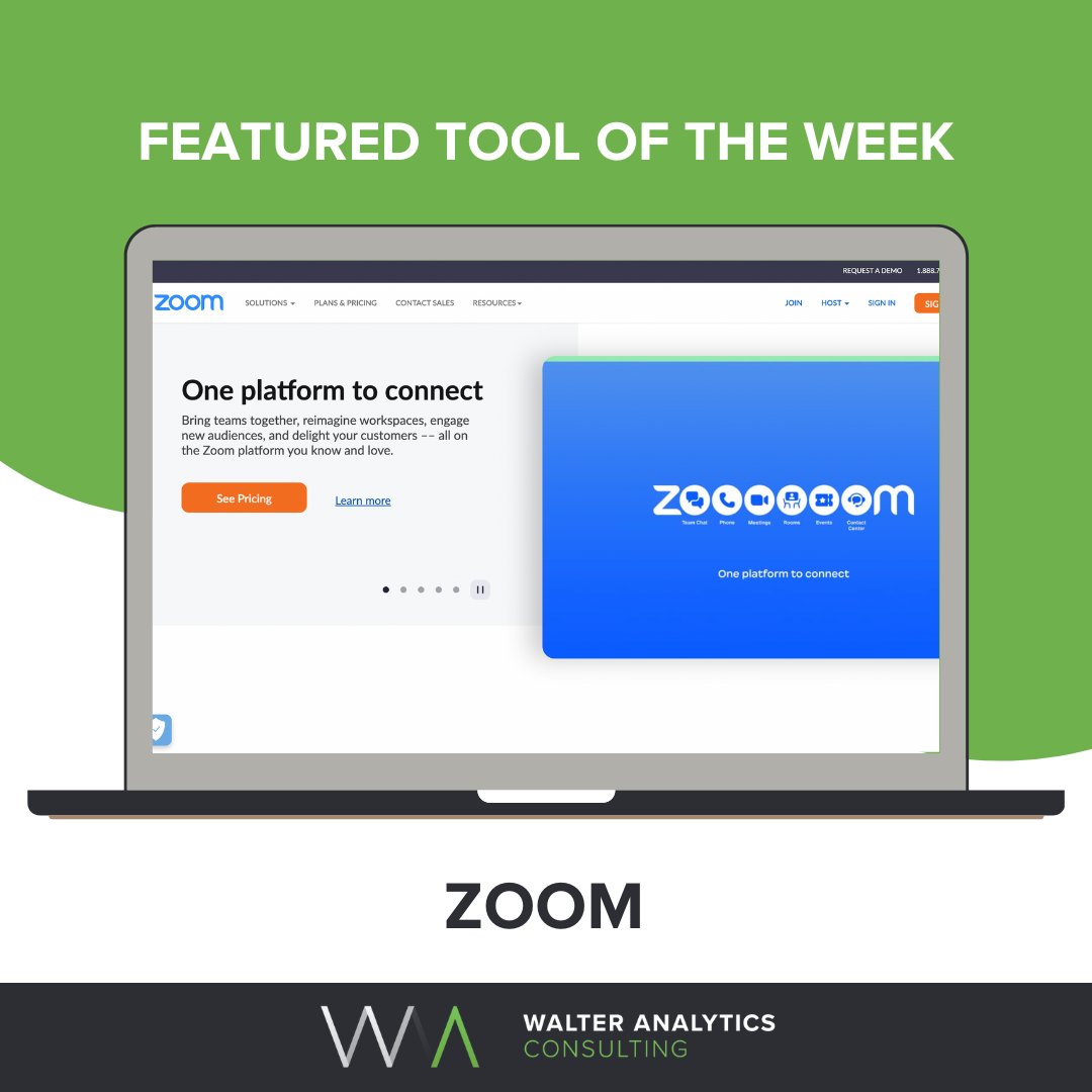 Zoom's secure, reliable video platform powers all of your communication needs, including meetings, chat, phone, webinars, and online events.

#digitalmarketingtools
