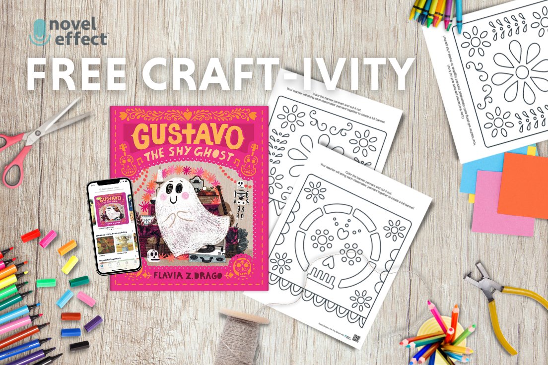 Novel_Effect's tweet photo. Will Gustavo be making an appearance at storytime this week?

We've got you covered with a FREE printable classroom banner craft &amp; writing prompts to follow your magical #readaloud! 🎨✂️

Find this #craftivity &amp; more classroom fun here: https://t.co/zYHLZdtegO

Happy Reading!👻🎻 https://t.co/EuTef7Baao