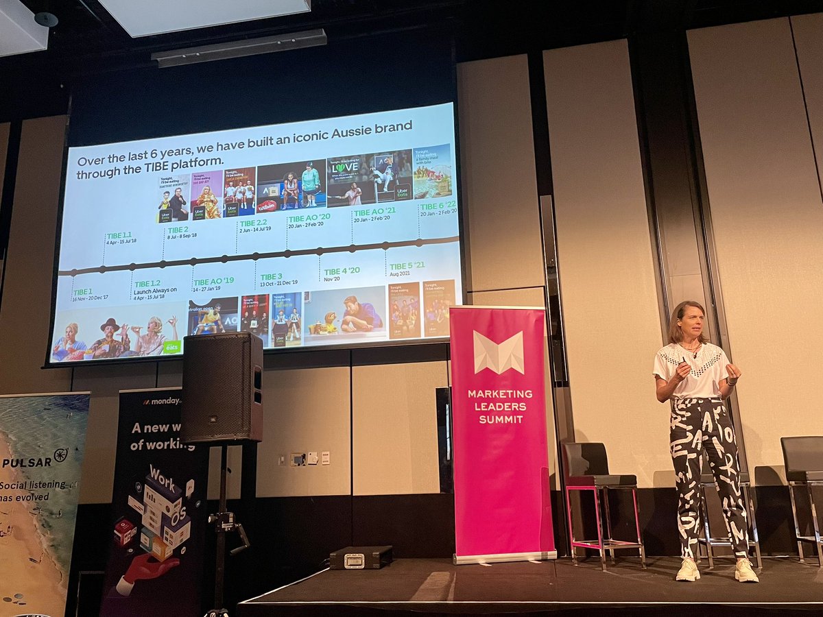 hayleyboneham's tweet photo. @Uber’s @lucindabarlow talking about the importance of brand building as we head towards a recession on day 1 of @MLeadersSummit https://t.co/ITYOnocIeg