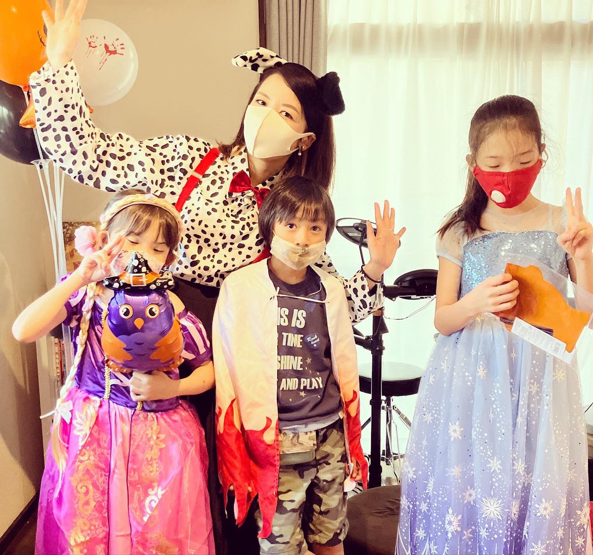 KILIGafter's tweet photo. 学童のハロウィンでした。 https://t.co/ZSFpMmIt8X