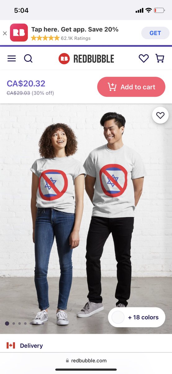 SomeOtherJew's tweet photo. Hey @redbubble what the fuck is this https://t.co/P9wrxmdEVi