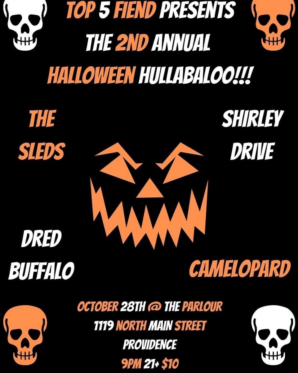 Heather_Long20's tweet photo. @ShirleyDrive is playing The Parlour in Providence this Friday, if anyone wants to come out and listen 🥰. Costumes welcome!!

#Halloween #Providence #October #weekendvibes #fridaynight #fall https://t.co/lGz7G6fZha