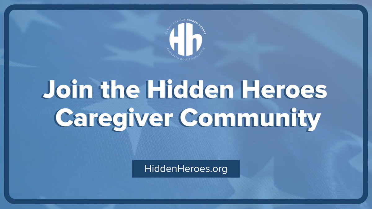 Military & veteran caregivers are amazing! Through the good, bad, & the ugly, these #hiddenheroes make sure their veterans & families get the love & support they need. 💙