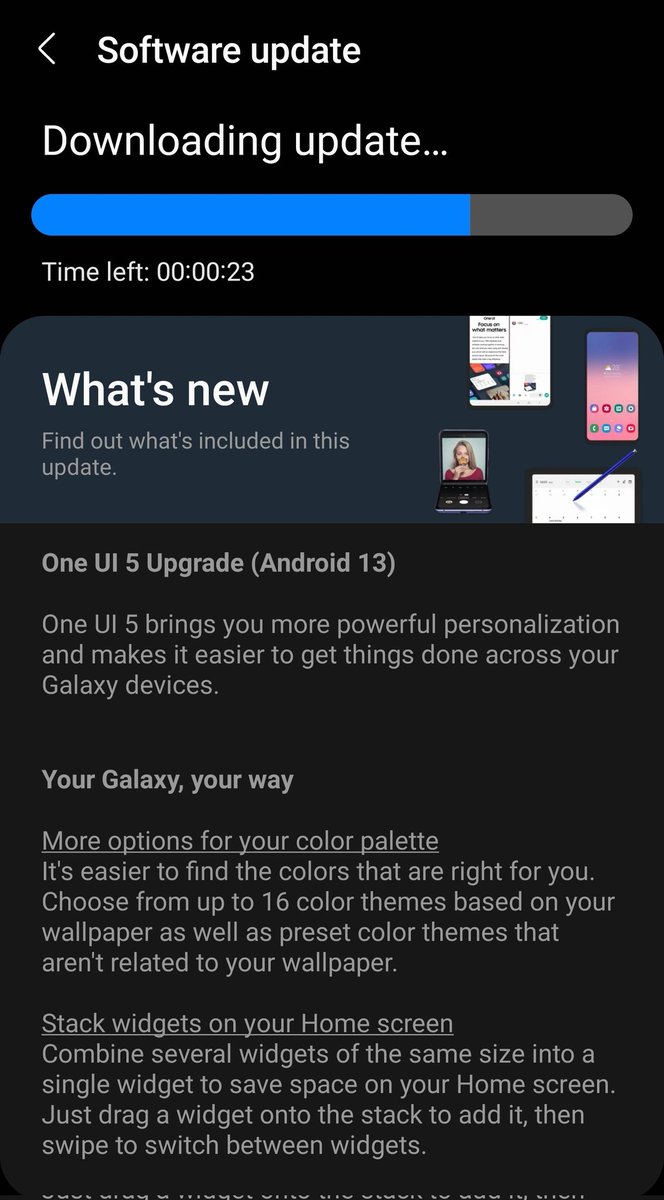 munr's tweet photo. About to install One UI 5 beta on my s21 ultra. Hope I don't end up regretting this... https://t.co/8slffn98QG