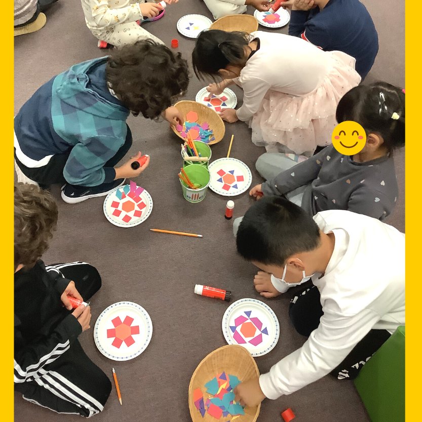 TalmeyLLC's tweet photo. Happy Diwali! We read about Diwali, worked with patterns to make beautiful paper plate rangolis, plus folded some paper diyas🪔to celebrate! https://t.co/shLg2nhV45