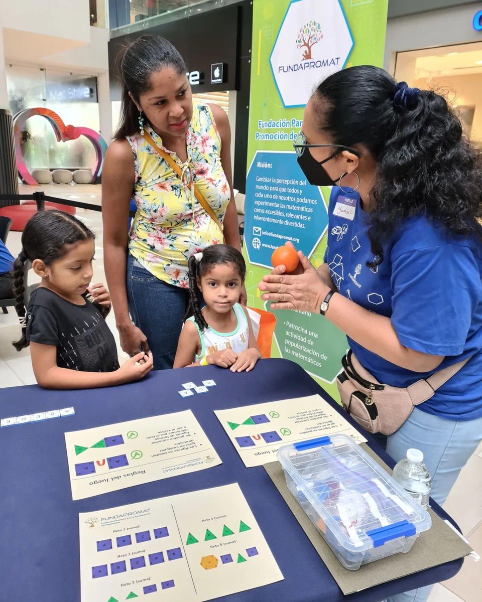 fundapromat's tweet photo. Compartimos más fotos de nuestros participantes explorando la divertida actividad "Sumétricas" el domingo 23 de octubre en nuestro Carnaval de Matemáticas en Atrio Costa del Este
#fundapromat #matemáticas #panamá #promocióndelasmatemáticas #mathisfun #ilovemath #ilovemathematics https://t.co/N9o0oPMA8E