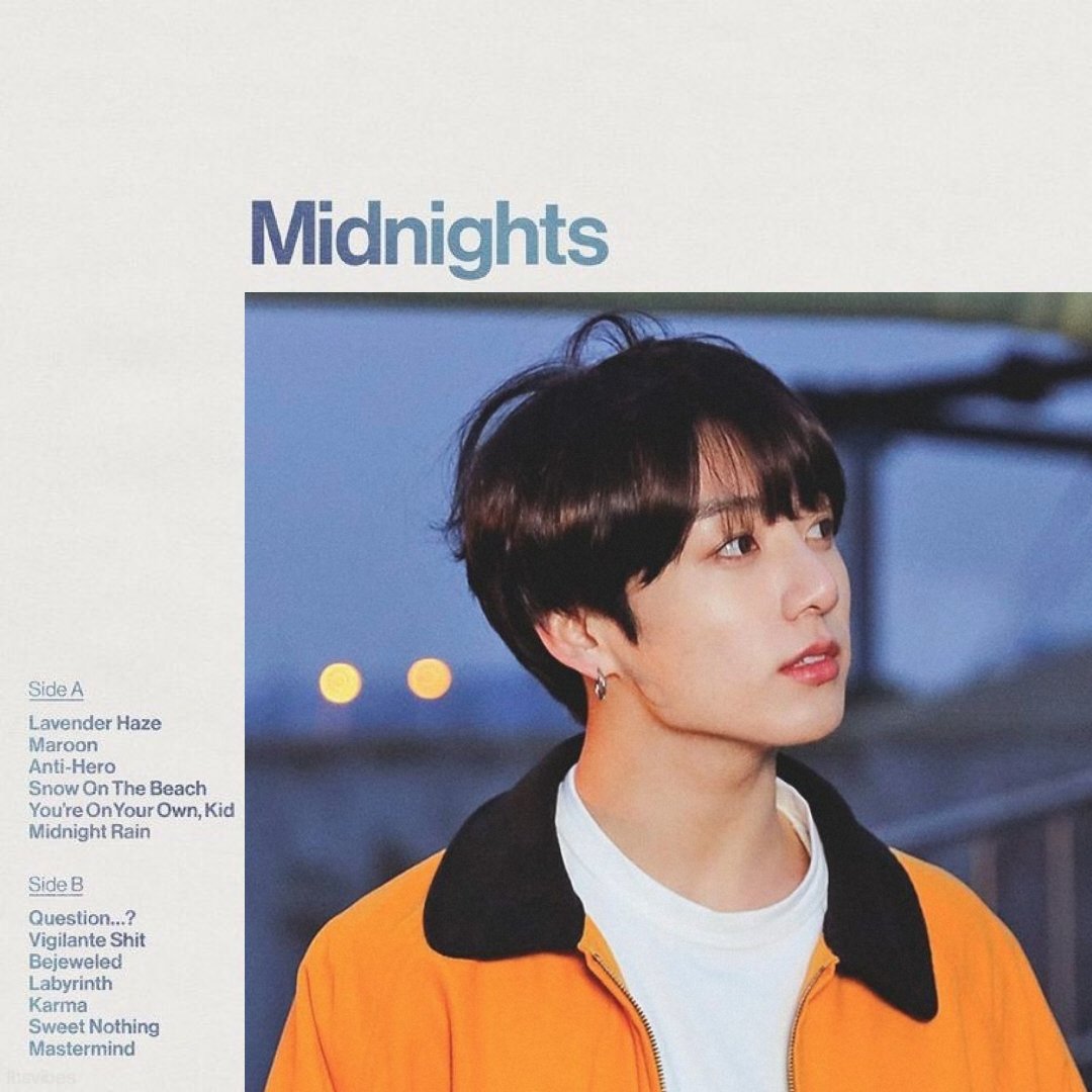 sourcejks's tweet photo. #jungkook as midnights tracks

a thread: https://t.co/cAmJzfSVdQ