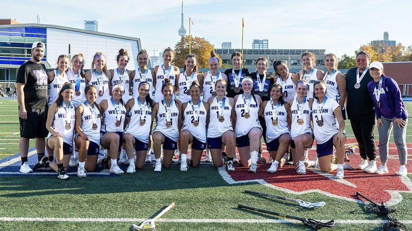 westernuMPH's tweet photo. MPH Student Highlight 🌟

Alongside balancing her public health studies, Class of 2023 student Mackenzie Deleary competed this past weekend with the Western Mustangs in the OUA Women’s Lacrosse Championship, earning a bronze medal. Congratulations!
#westernmustangs https://t.co/vBwVdprhKg