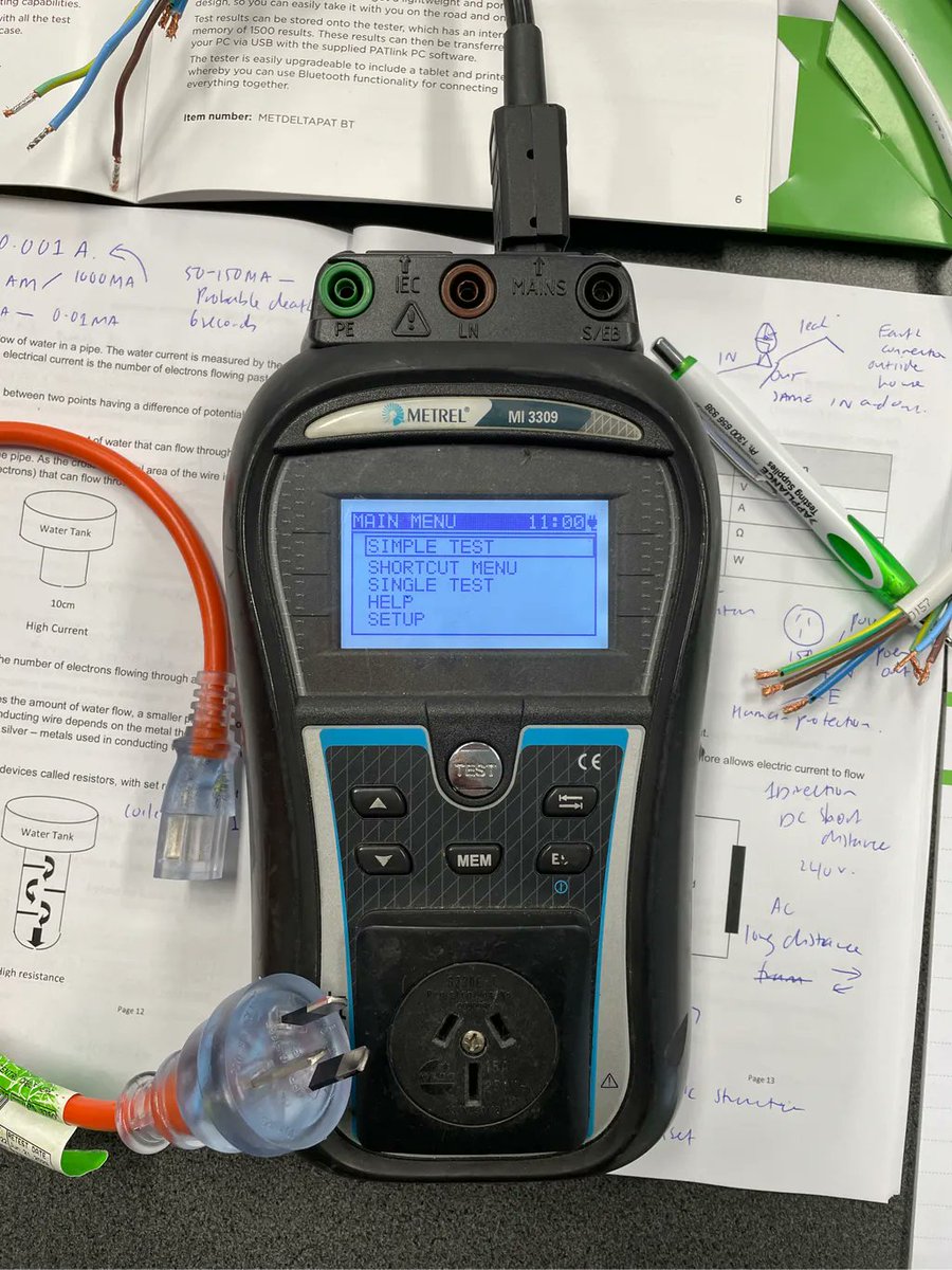 At techinedu we’re always looking to expand our skill set. We’re spending the day learning test and tag 🔌🏷 to support schools. 

It’s about keeping all safe in schools!