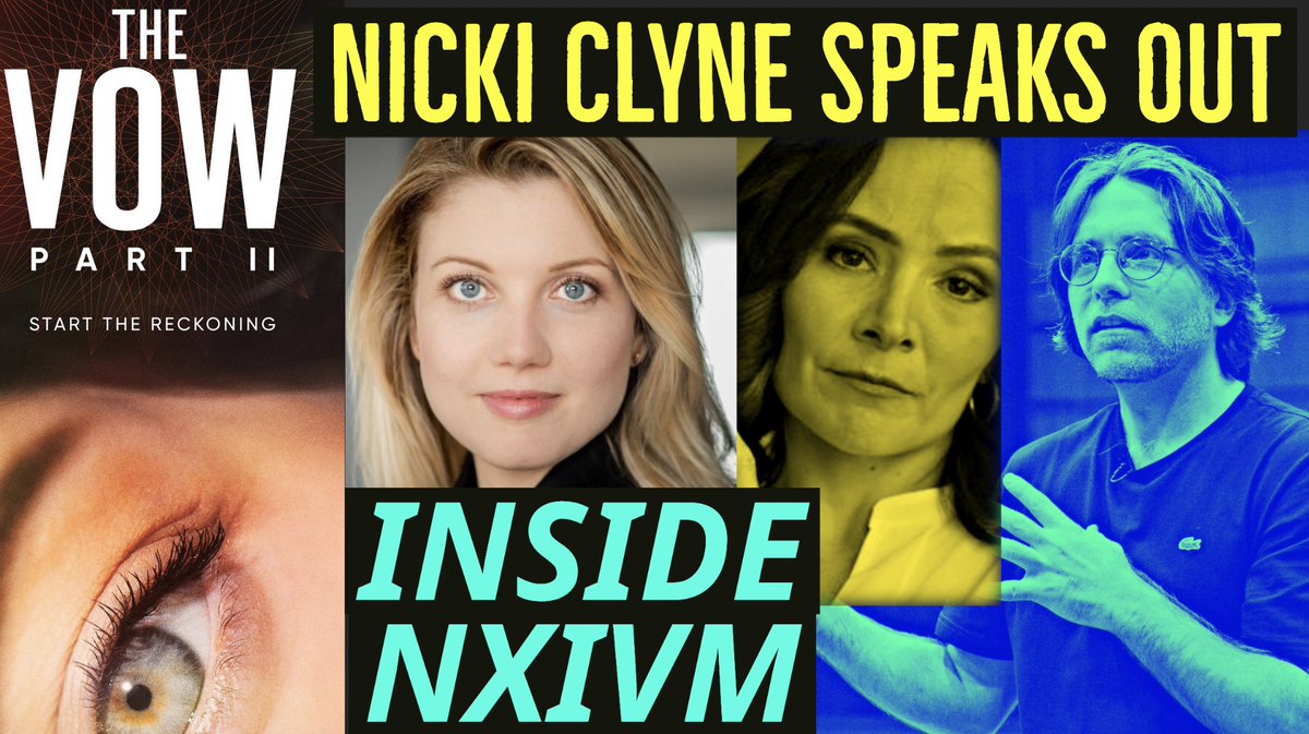colonelkurtz99's tweet photo. EXCLUSIVE INTERVIEW WITH ACTRESS & NXIVM DEFENDER NICKI CLYNE
PART 2
VIDEO LINK HERE: https://t.co/6RUJsUH4Yc
(I will read the trial transcripts next & report back)
#TheVow2 #TheVowHBO #TheVowSeason2 #NXIVM #NickiClyne #Cult #KeithRaniere #battlestargalactica https://t.co/3ynadfPZvY