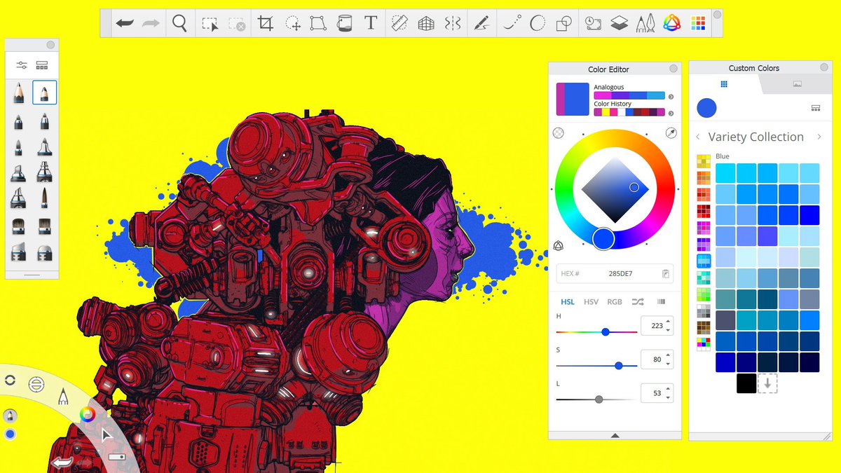 We're excited to release an update to Sketchbook Pro on Windows with new color features, UI improvements and much, much more. Available on the Microsoft Store today. (Yes, the update for Mac is coming soon, too!)
sketchbook.com/apps