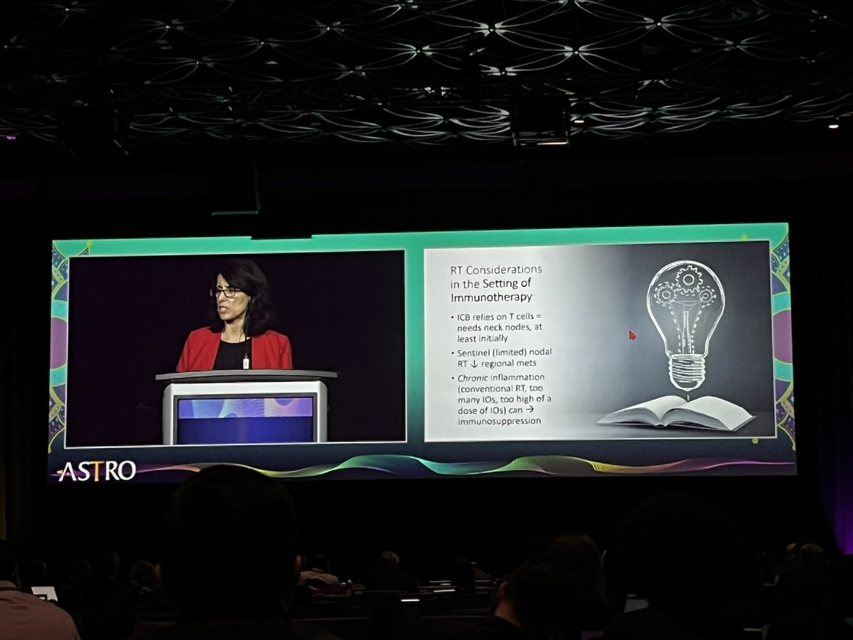 safaviaa's tweet photo. Provocative and thought provoking discussion of @NRGonc HN-004. Dr. @KaramLab at #astro22 @ASTRO_org. Other paradigms to consider in the era of immunotherapy and how to best leverage it for future trials #radonc #hncsm https://t.co/ZOIHtcVTa3