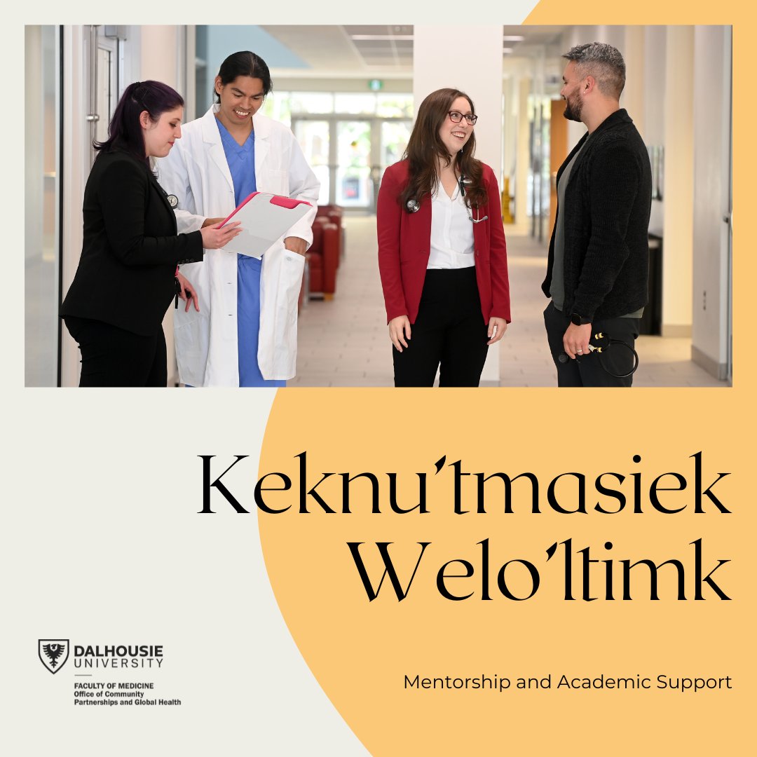 For today's #MondayMention we wanted to highlight the amazing mentorship opportunities offered by Keknu’tmasiek Welo’ltimk (<a href="/Dal_IHIM/">Dal Indigenous Health</a>)! 

Visit our website to learn more: medicine.dal.ca/departments/co… <a href="/DalMedNB/">DalMedNB</a>
