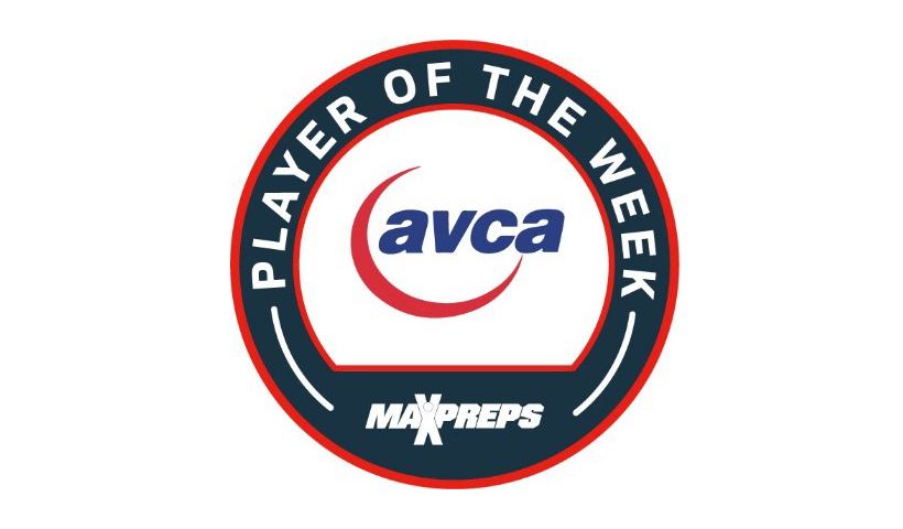 AVCAVolleyball's tweet photo. A new group of @MaxPreps / AVCA High School Girls Volleyball Players of the Week has been announced for the week of Oct. 17–23. 
Honorees: https://t.co/DtfT9eQXHa https://t.co/OIkGsWNnTn