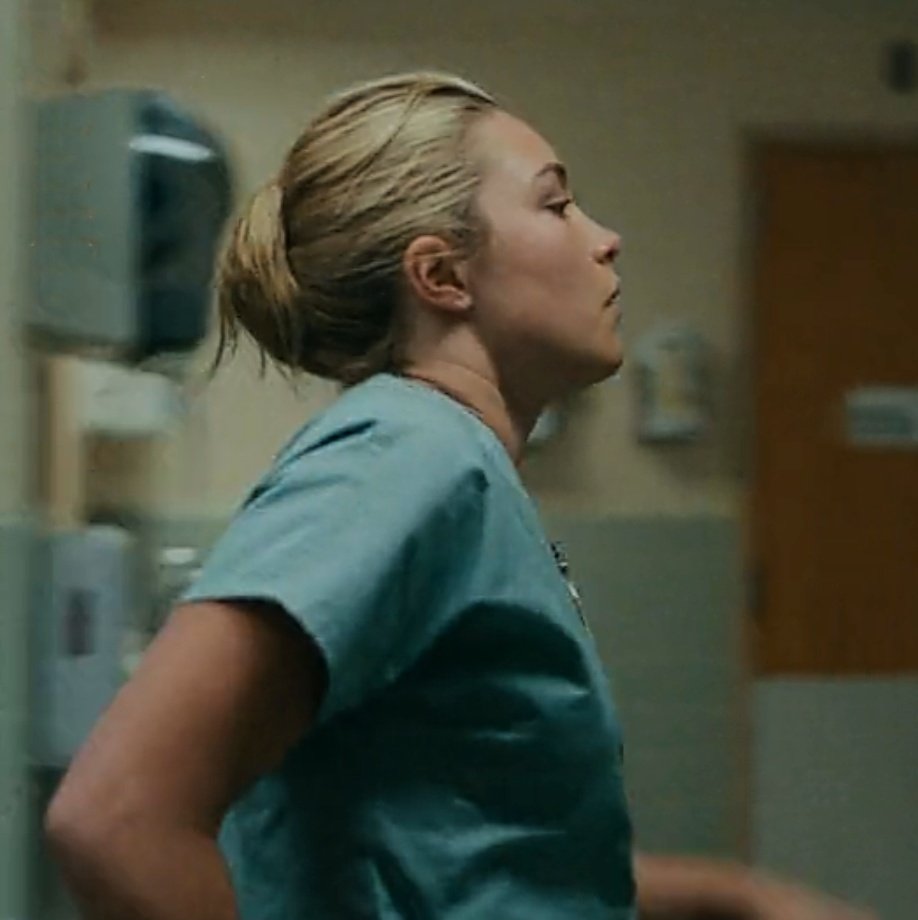 pughstanthinker's tweet photo. sebastian stan and florence pugh in scrubs. https://t.co/zRB6RriiHg