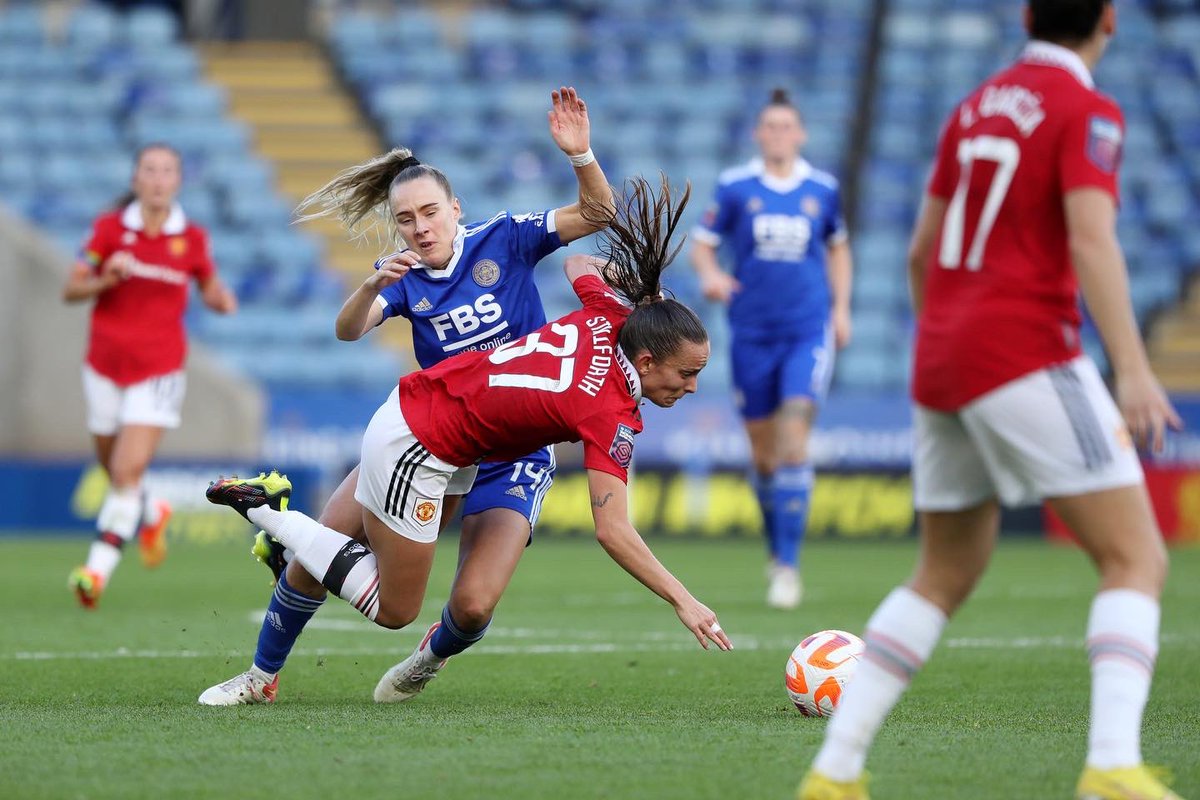 Manchester United v Leicester City in the WSL on Sunday