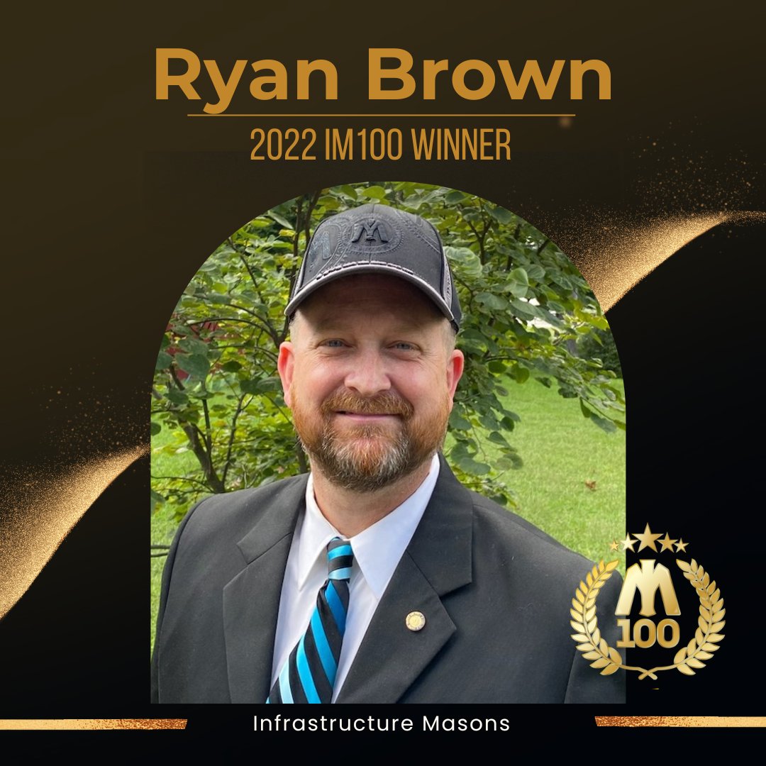 Inc_Salute's tweet photo. As the celebrations continue, we congratulate Ryan Brown for receiving an #IM100 award! This @imasons_ed award recognizes the inspiring individuals who positively impact the digital infrastructure industry! https://t.co/T1SKuTePw2