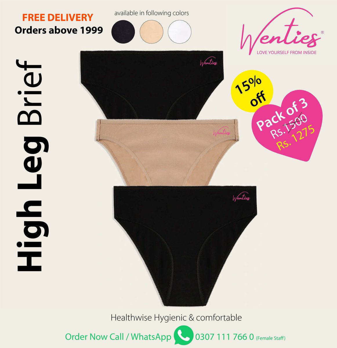 wentiesofficial's tweet photo. Hi-Cut style gives you full coverage in the front and back with a high leg opening for leaner, Super soft Cool Cotton
breathable
No ride up leg bands.
Two-layer cotton liner.
Tag free
#highrisebriefs #highrise #briefs #comfort #hygiene #stylish #wenties #brand #healthfriendly https://t.co/R6PwQsWiE6