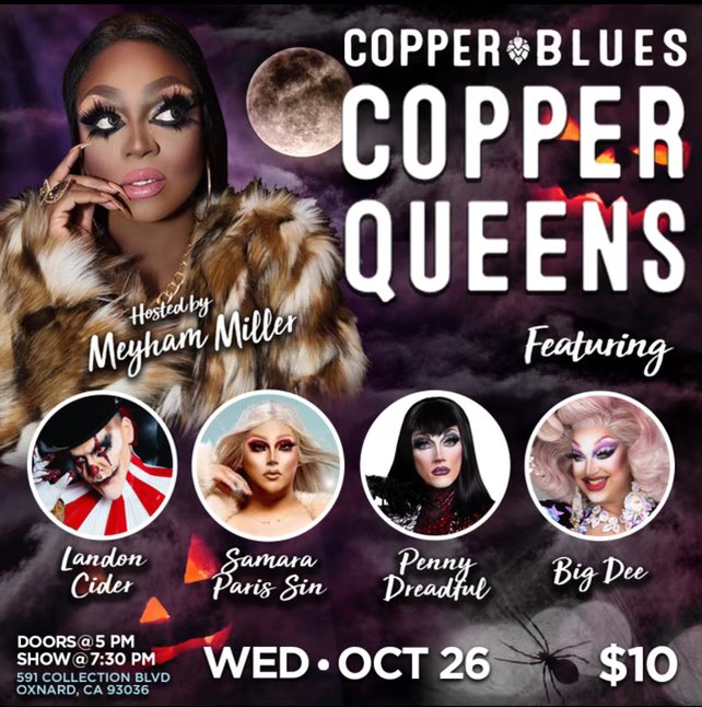 WEDNESDAY IN OXNARD <a href="/CopperBluesOx/">Copper Blues Oxnard</a>