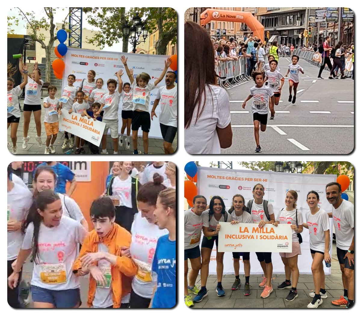¡Alumnos, maestros y familias participan en la carrera solidaria <a href="/CorremJunts/">Correm Junts</a> La Milla de Sarrià! ¡La milla más inclusiva y divertida de Barcelona! ¡Personas que cuidan de personas con #SelloColeMontse!