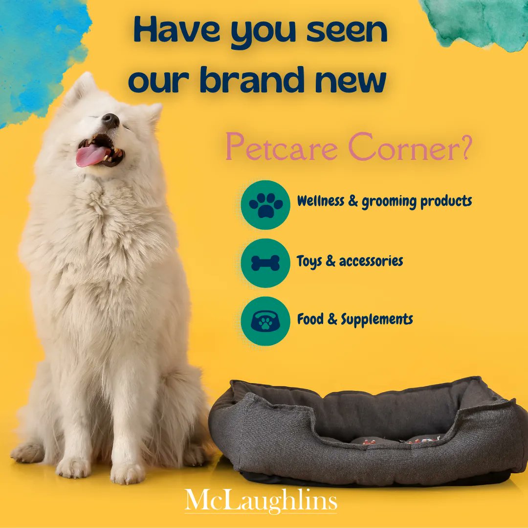 mclaughlinsirl's tweet photo. If in our Bandon store, make sure to check out our ever-expanding Pet Corner. 🐶 

#petcare #animallovers #mansbestfriend #animalhealth #pethealth #petfood #dogtoys #petnutrition https://t.co/smlHKAj5qc