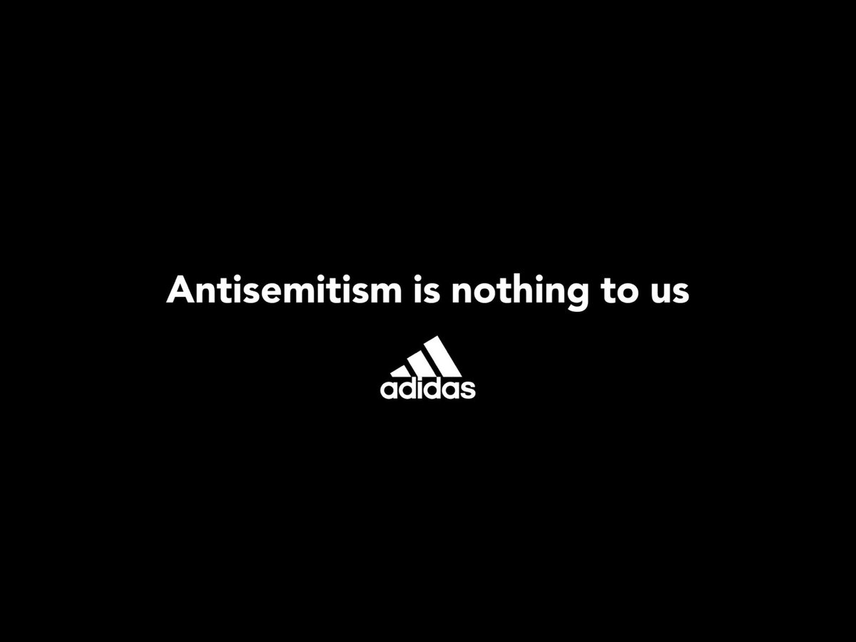 Hey @adidas. The world is watching. Jews are listening. Your silence is deafening. #DropKanye #JewsDontCount