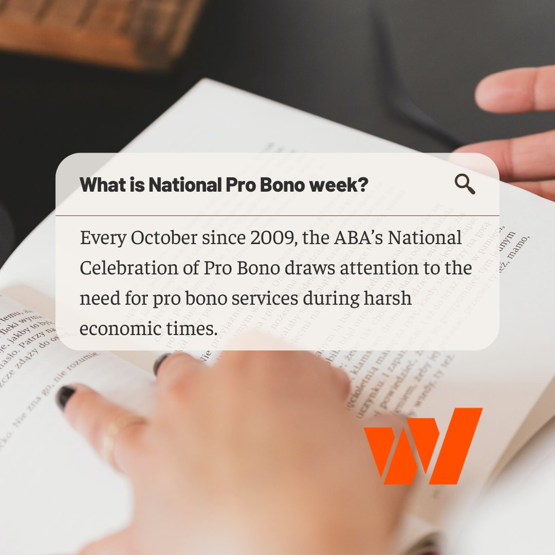 It's National Pro Bono week. What are some creative or impactful ways that your #lawfirm, its attorneys or staff gives back to the community?

#probonoweek #WinthropMpls #PBW2022