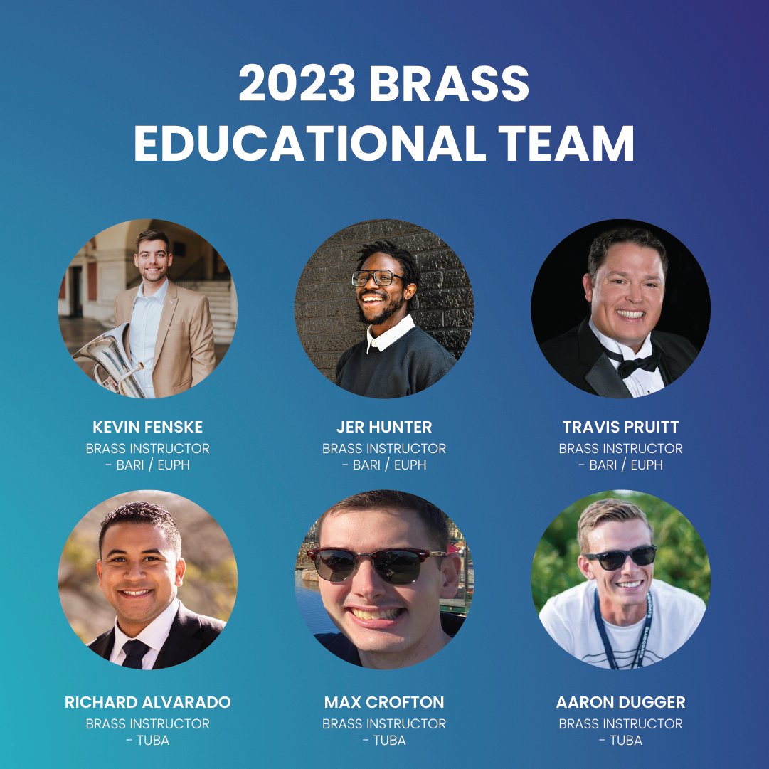 #Bloo23 Brass Educational Team 😍🔥 Learn more about the new educators joining our team at bluco.at/s_b23