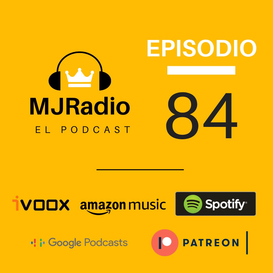 MJRadioNet's tweet photo. ¡Volvimos! Ya está disponible el EP 84 para nuestros patreons. Millones de gracias por apoyarnos.
#MichaelJackson #podcast #Thriller40 https://t.co/vqJWmyO6jk