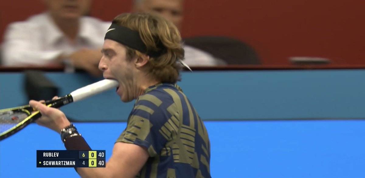 Olly_Tennis_'s tweet photo. Meanwhile Rublev… https://t.co/zT1mHiSTCX