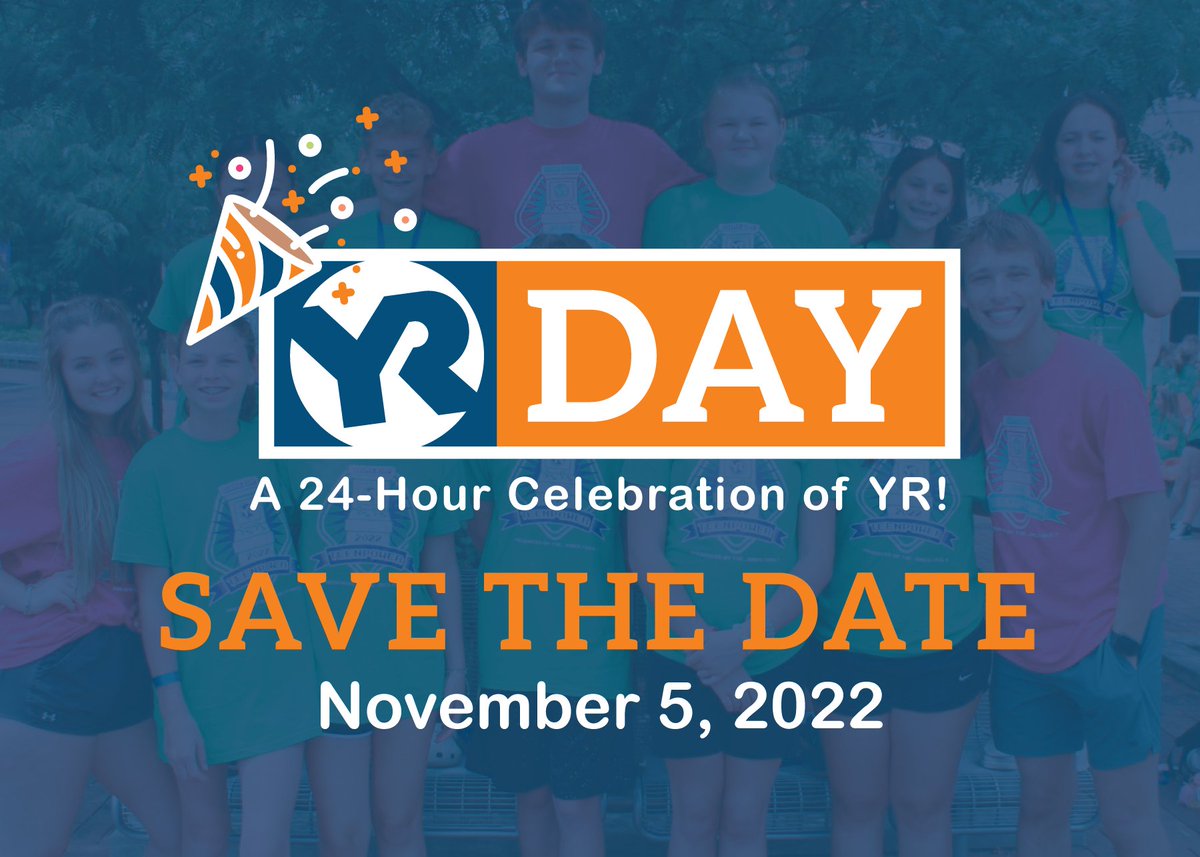 This year YR turns 35! 🎉 To celebrate, we've made a $35,000 goal for #YRday on Saturday, November 5. Help make this YR's biggest and best birthday yet! 
Make your donation early or joining a fundraising team at youth-resources.org/yrday