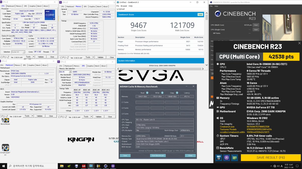 bumfoto1's tweet photo. EVGA Z690 Dark KP with new beta bios  now all working great with hynix A-die !

Memory OC 8,533MHz GB3 🫠

You guys will see this soon, too 🖤
 @TEAMEVGA @EVGA_JacobF https://t.co/xALkKDyJeK