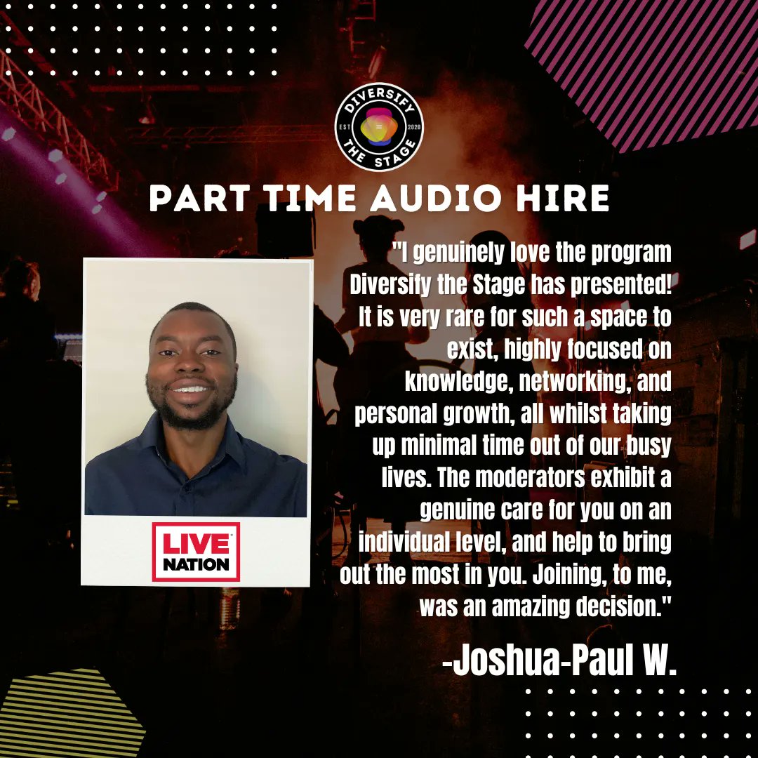 Diversify The Stage tweet media